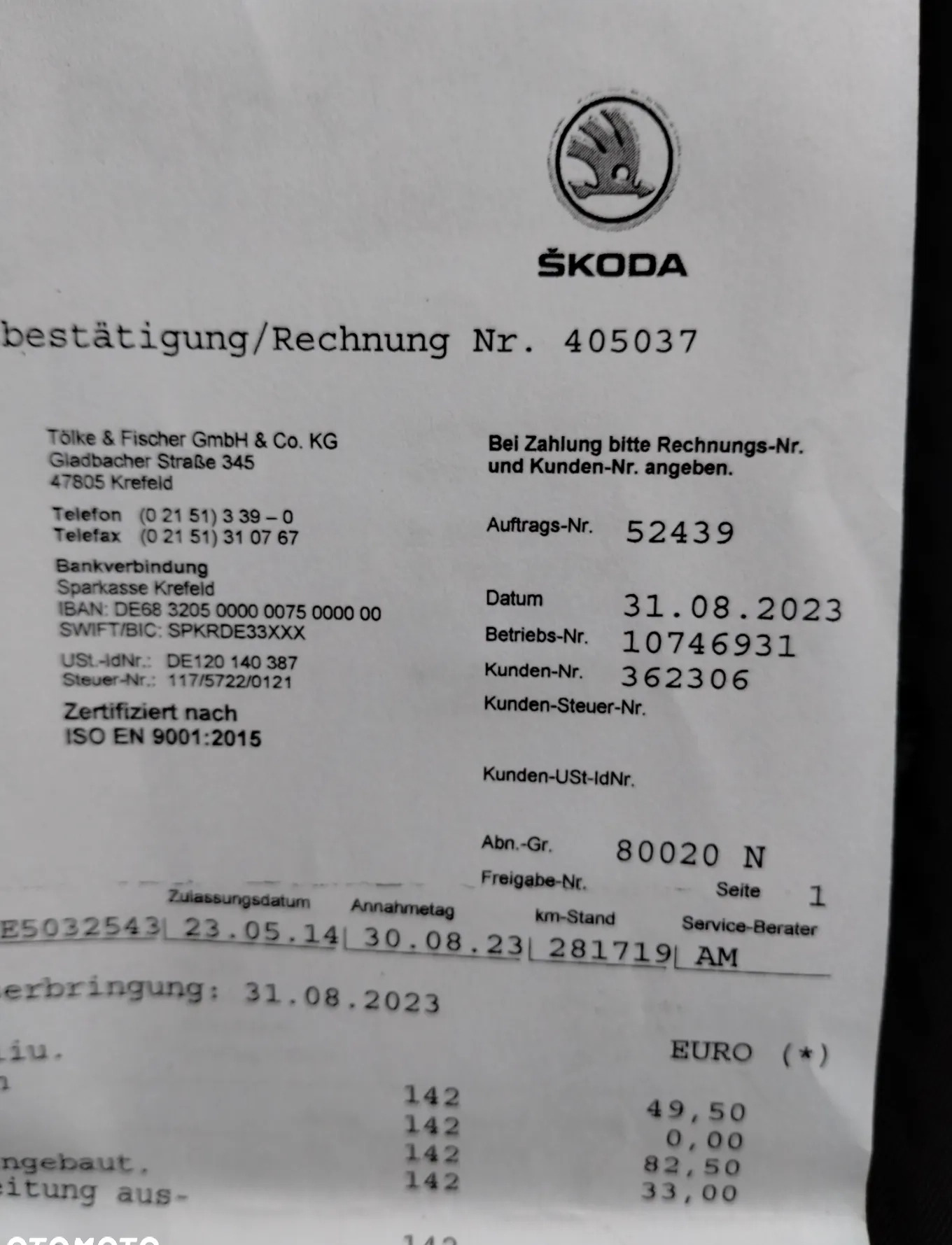 Skoda Roomster cena 19900 przebieg: 289000, rok produkcji 2014 z Mieroszów małe 121